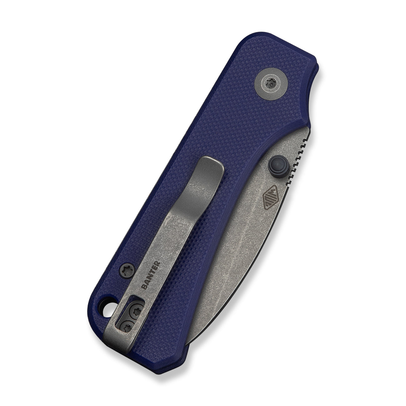 Baby Banter Slip Joint Knife - Blue G10 - Gray Stonewash Nitro-V