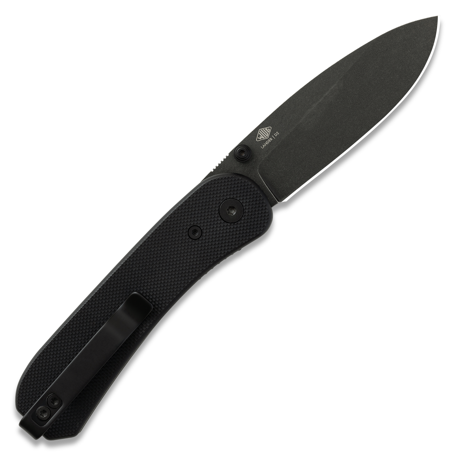 KNAFS-00066 Knafs - Lander 1 Knife - Black + Black Stonewash Open Back