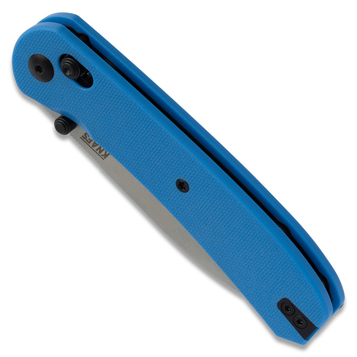 Lander 2 Pocket Knife Blue G10 Clutch Lock spine closed