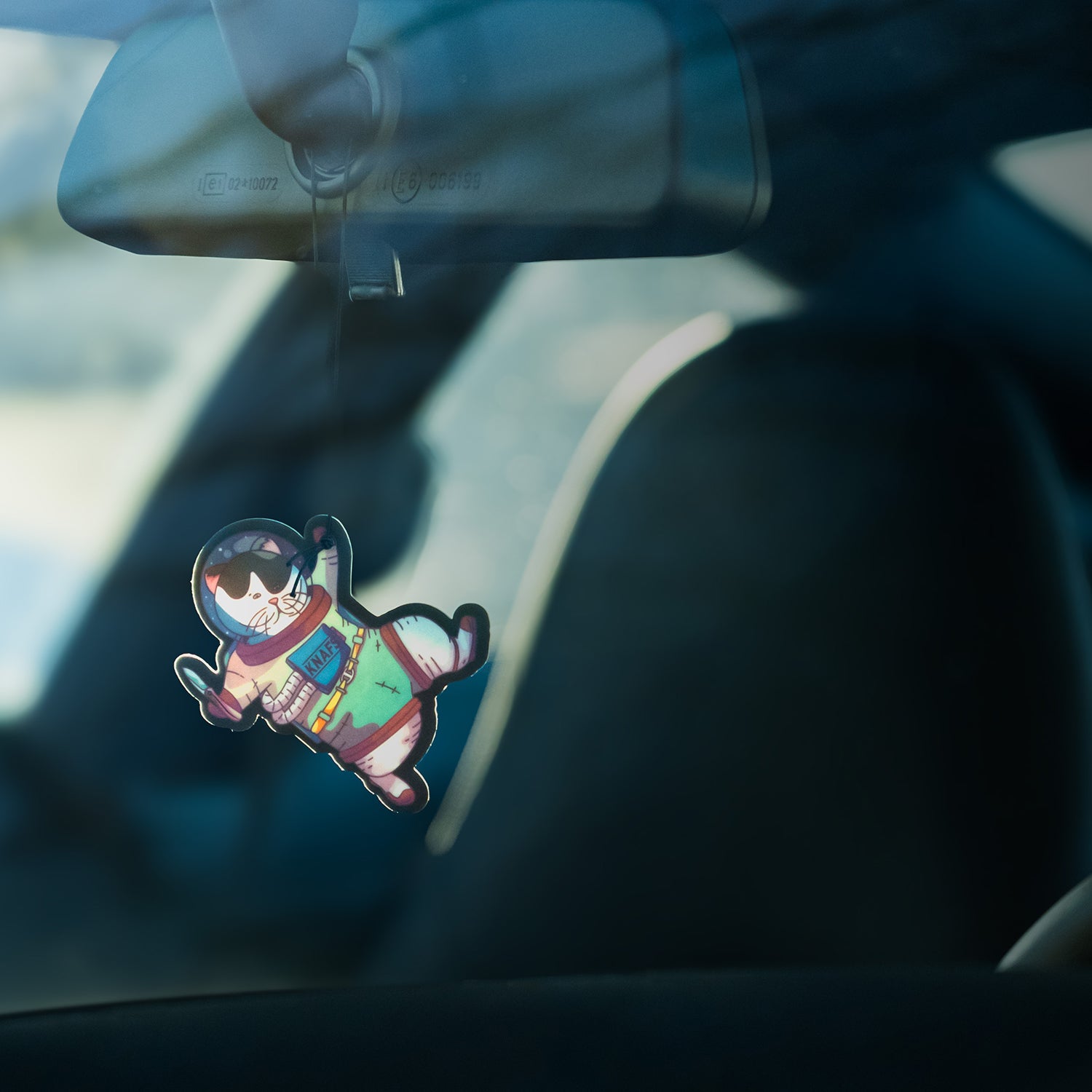 Space Kitty Air Freshener - Hang to the  car mirror