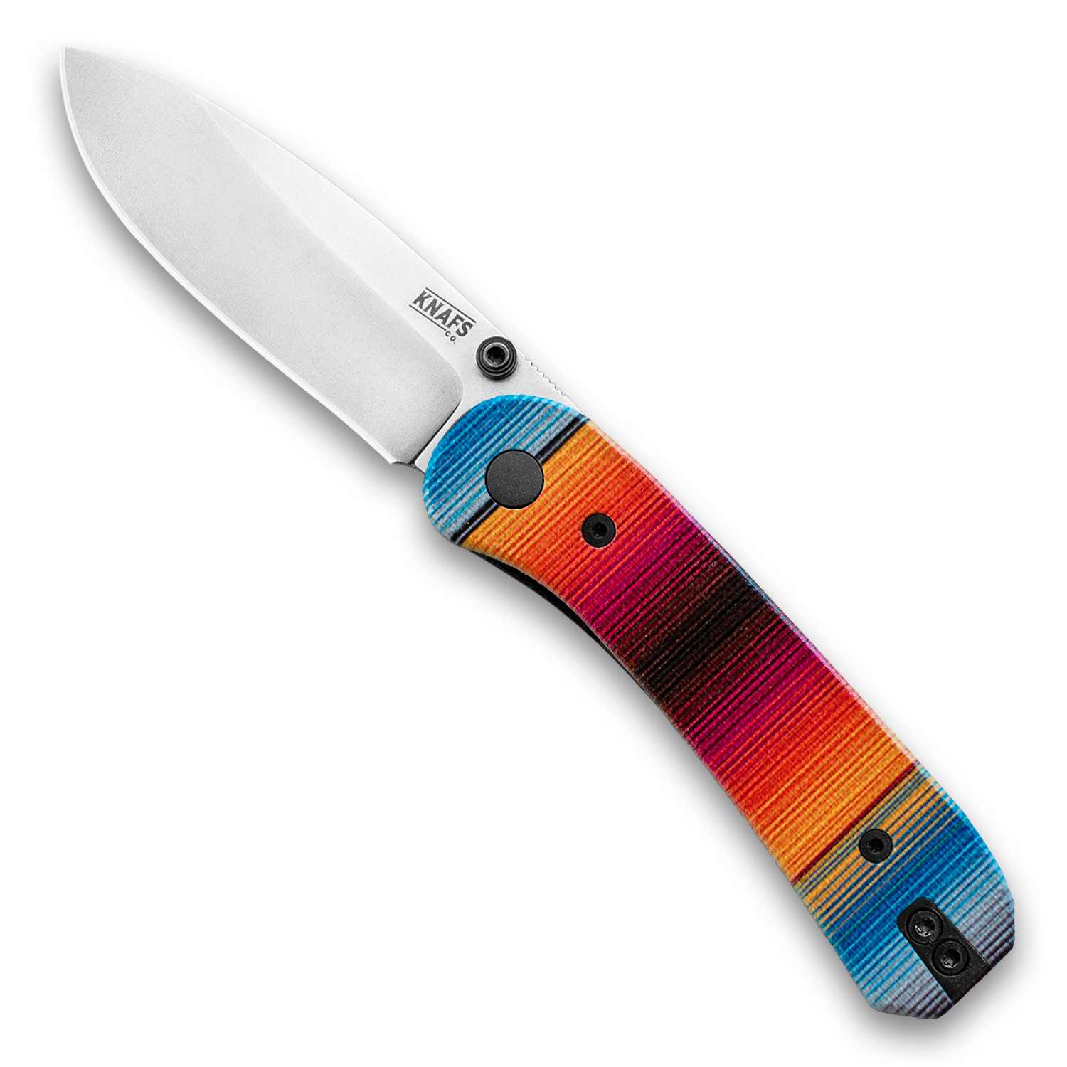 Lander 1 Pocket Knife - Printed G10 Scales - Pre-Built