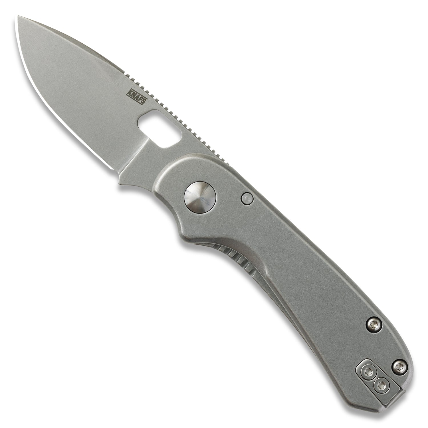 KNAFS-00396
Lander 5
Folding knife with a metallic blade and handle on a white background