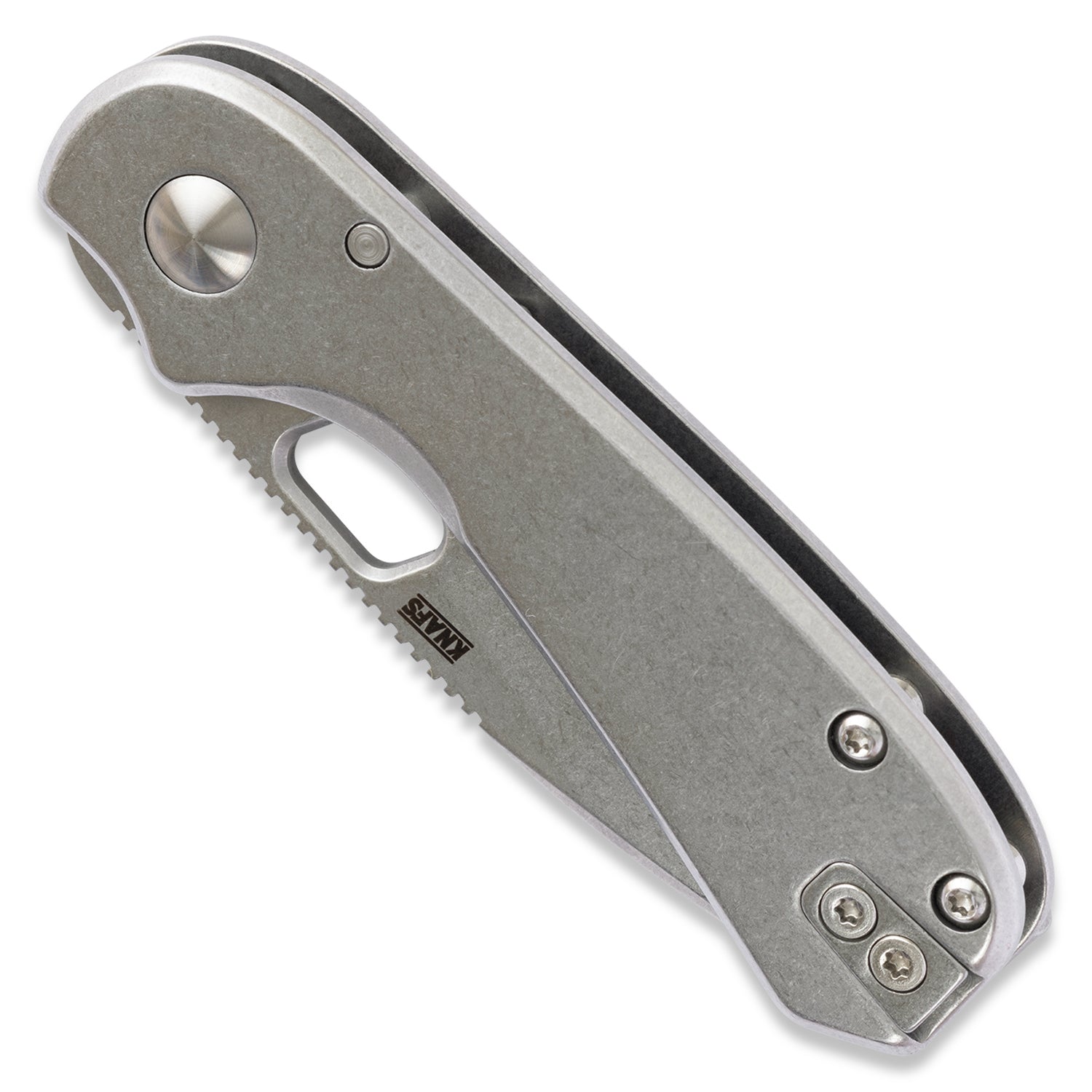 KNAFS-00396 Lander 5 Gray Stonewash closed spine