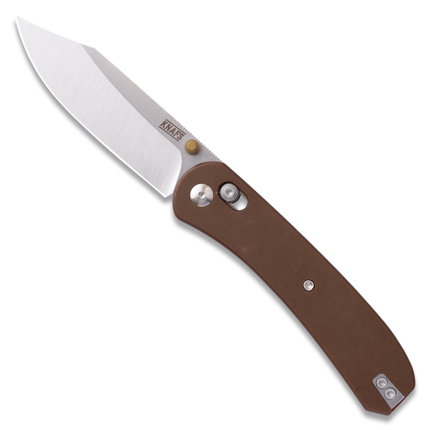 KNAFS-00408
Knafs Lander 2 Pocket Knife - Clip Point blade - Satin S35VN- Front open