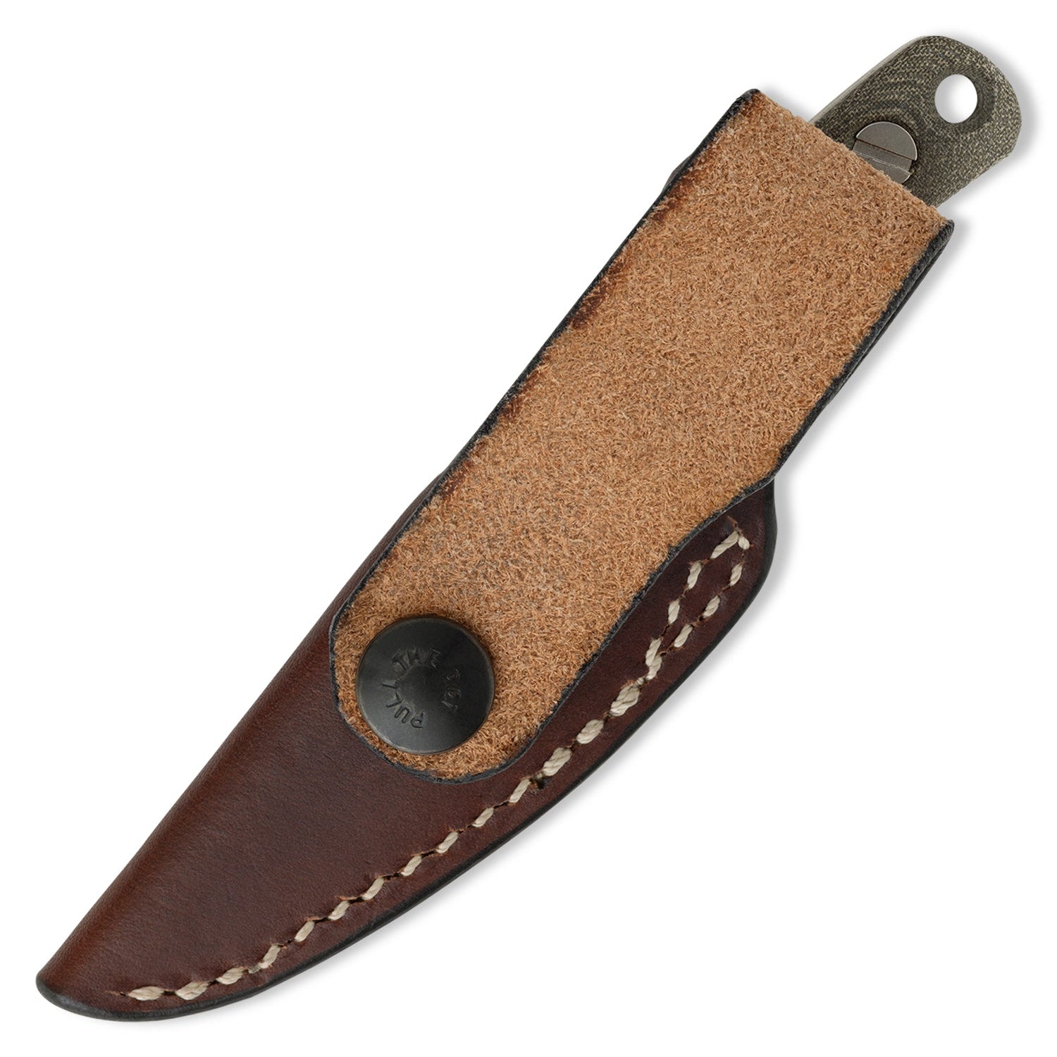 Little Lulu- Belt Loop Leather Sheath - Brown