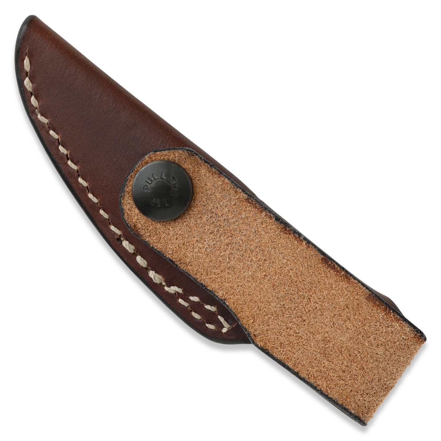 Little Lulu- Belt Loop Leather Sheath - Brown