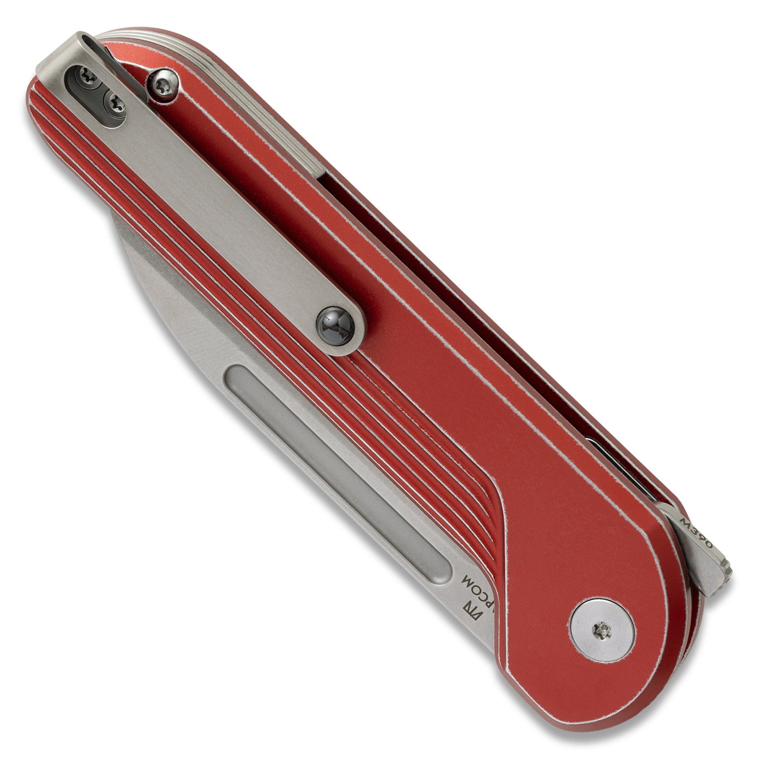 Capcom Pocket Knife - Re-Entry Red - Stonewash Blade