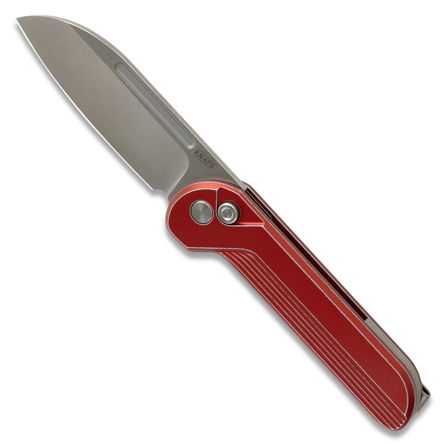 Capcom Pocket Knife - Re-Entry Red - Stonewash Blade