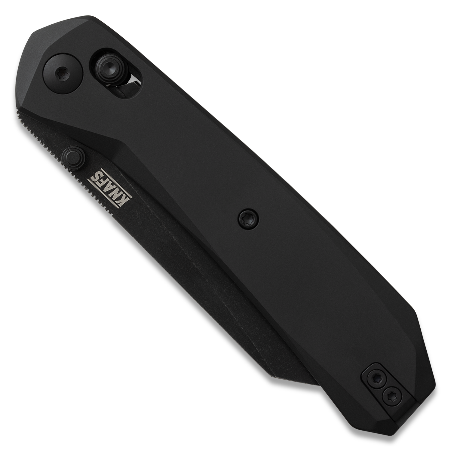 Lander 2 Reverse Tanto - Aluminio Negro - Elmax
