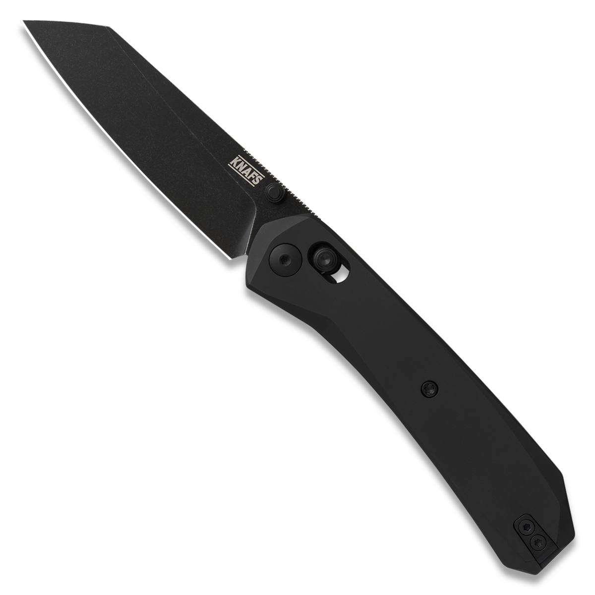 Lander 2 Reverse Tanto - Black Aluminum - Elmax Lander 2 Reverse Tanto - Black Aluminum - Elmax