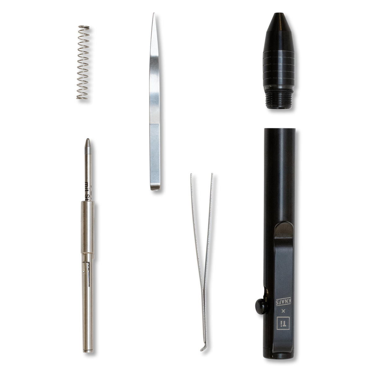 Lil Sancho Bolt Action Pen - Titanium DLC Black - Big Idea Design x Knafs