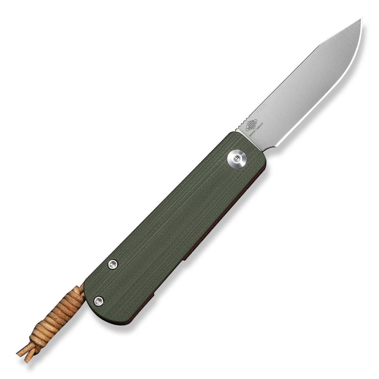 Slippy Sendy Pocket Knife - Green/Red G10 - Nitro V