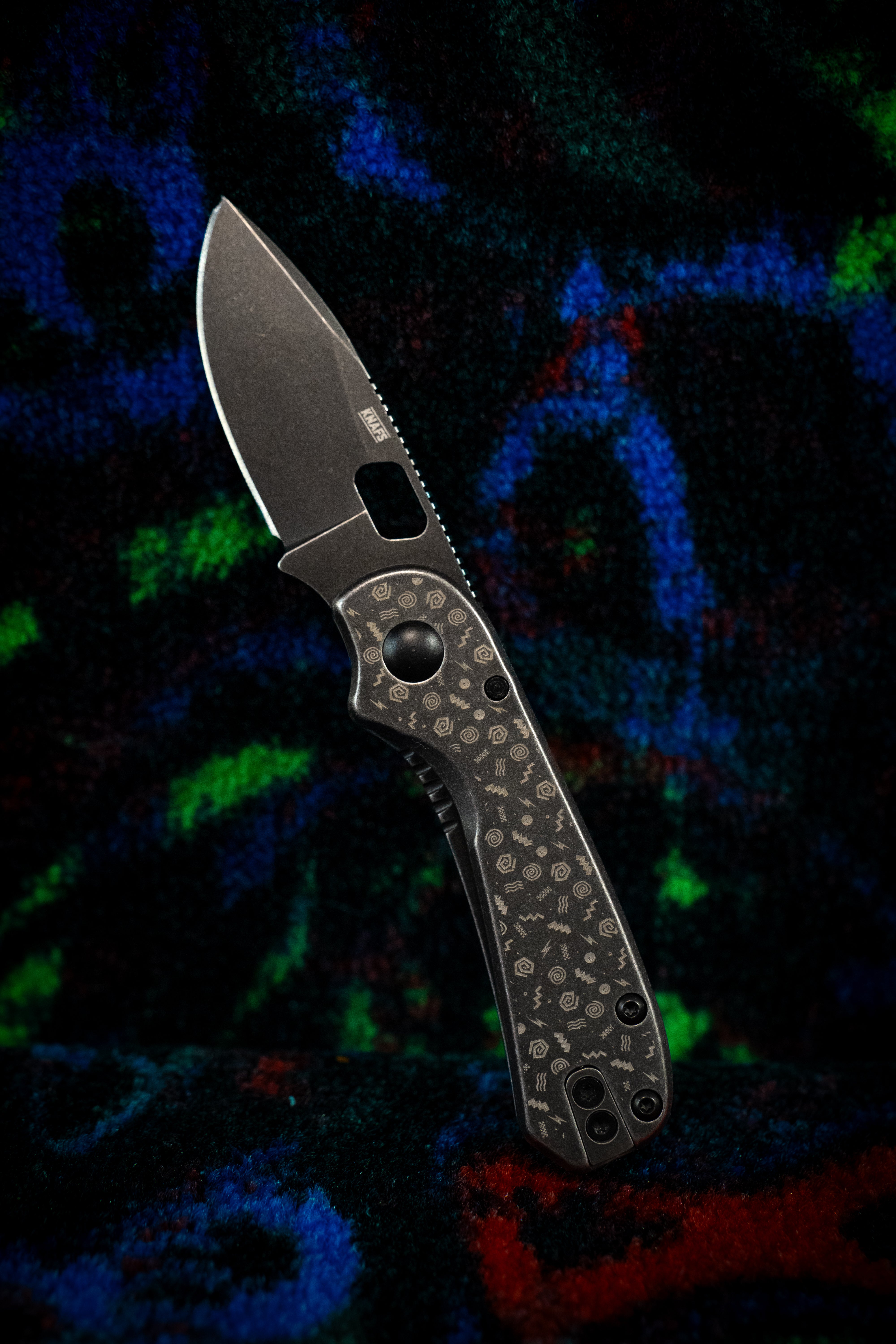 open folding knife