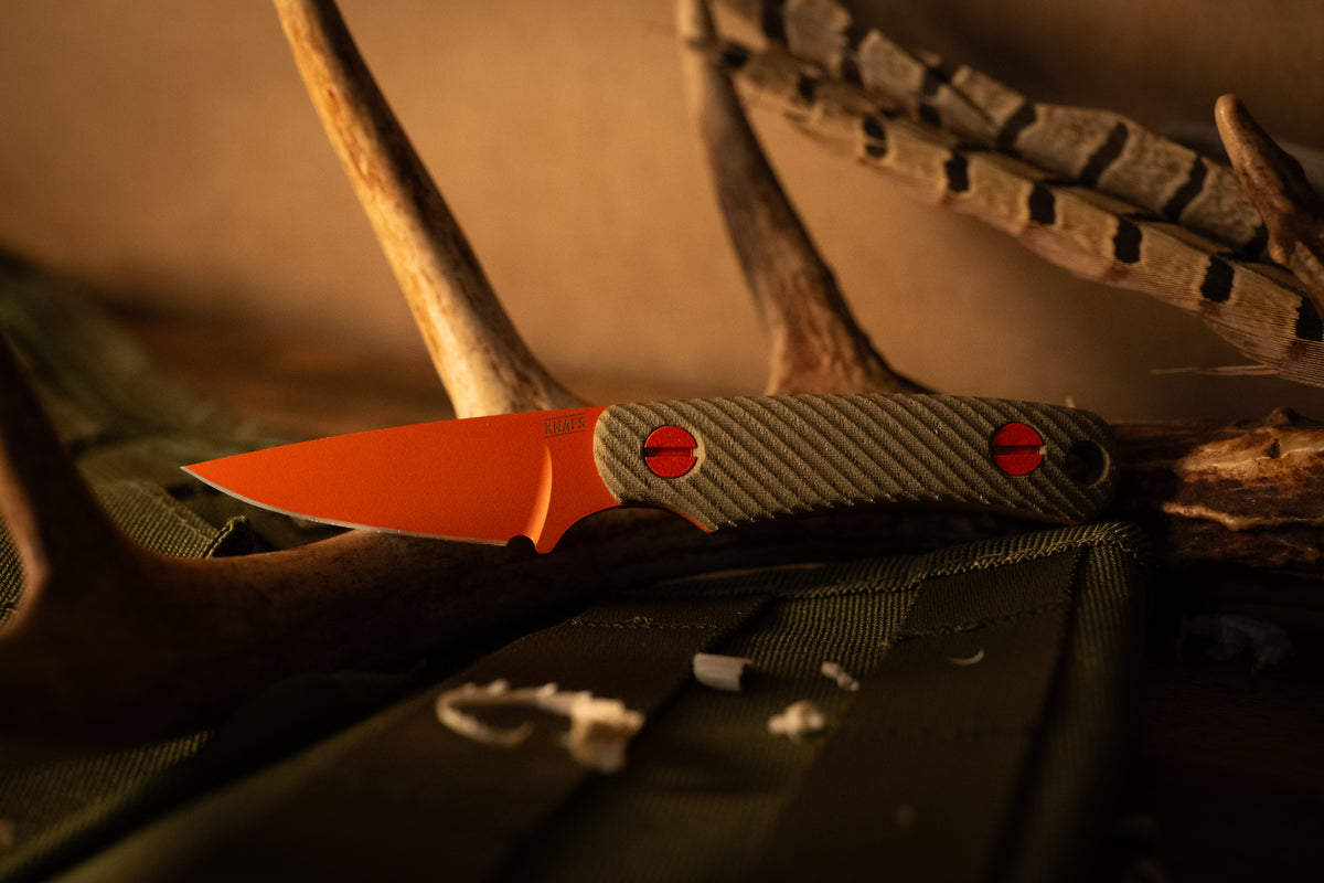 Little Lulu Fixed Blade Knife - Woodland