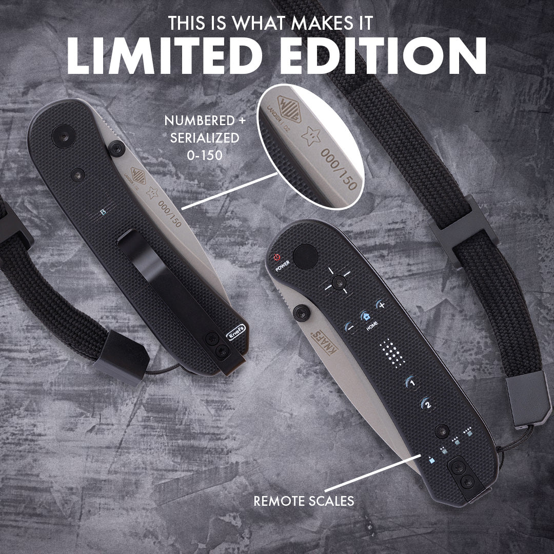 Lander 1 Pocket Knife - Landeriimote Special Edition - Black info page