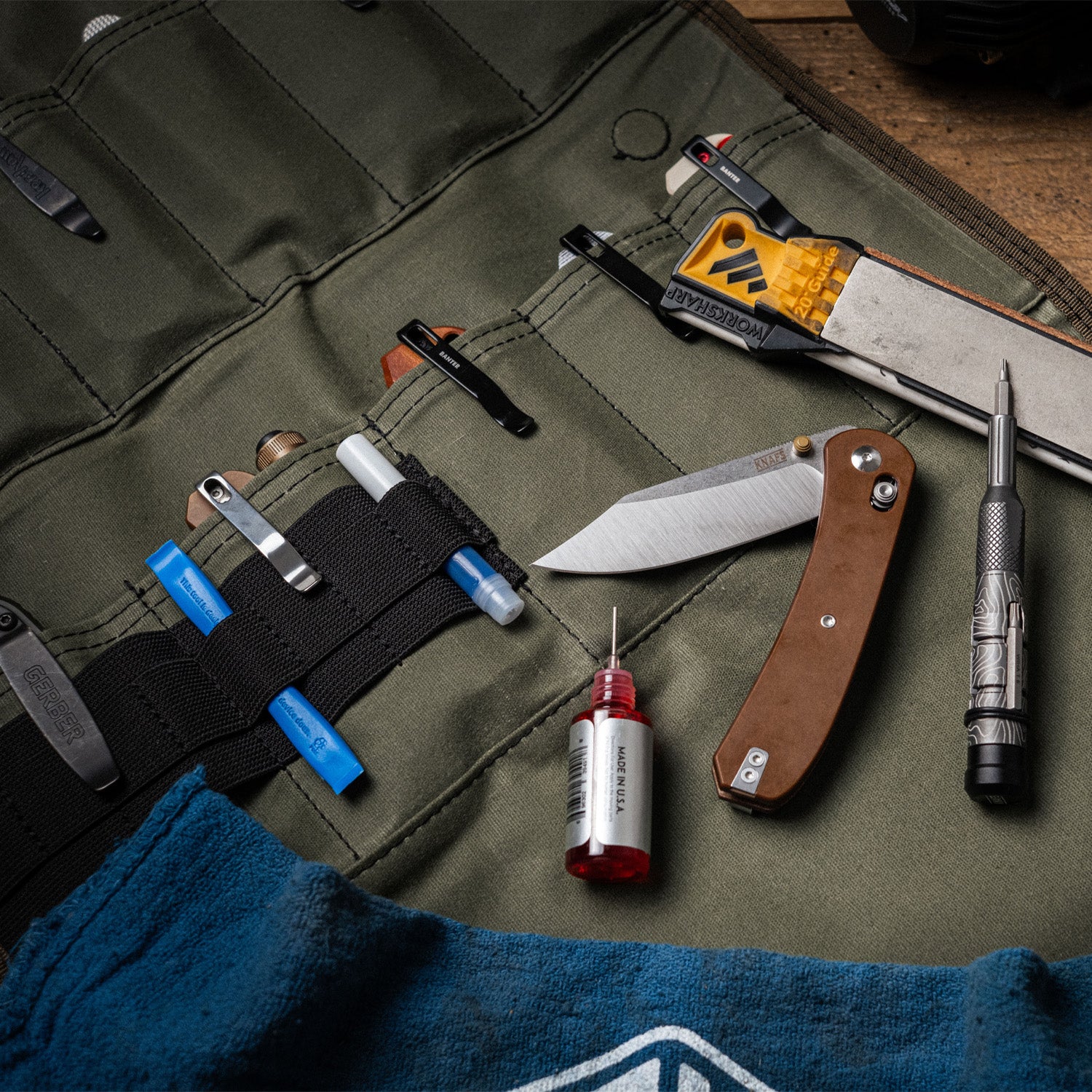 Burrito Grande - Guac Edition - EDC Knife Storage Roll