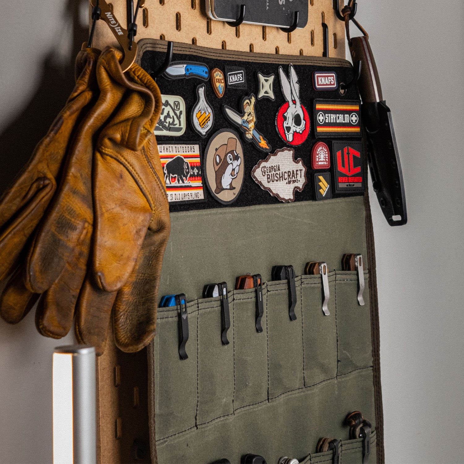 Burrito Grande - Guac Edition - EDC Knife Storage Roll