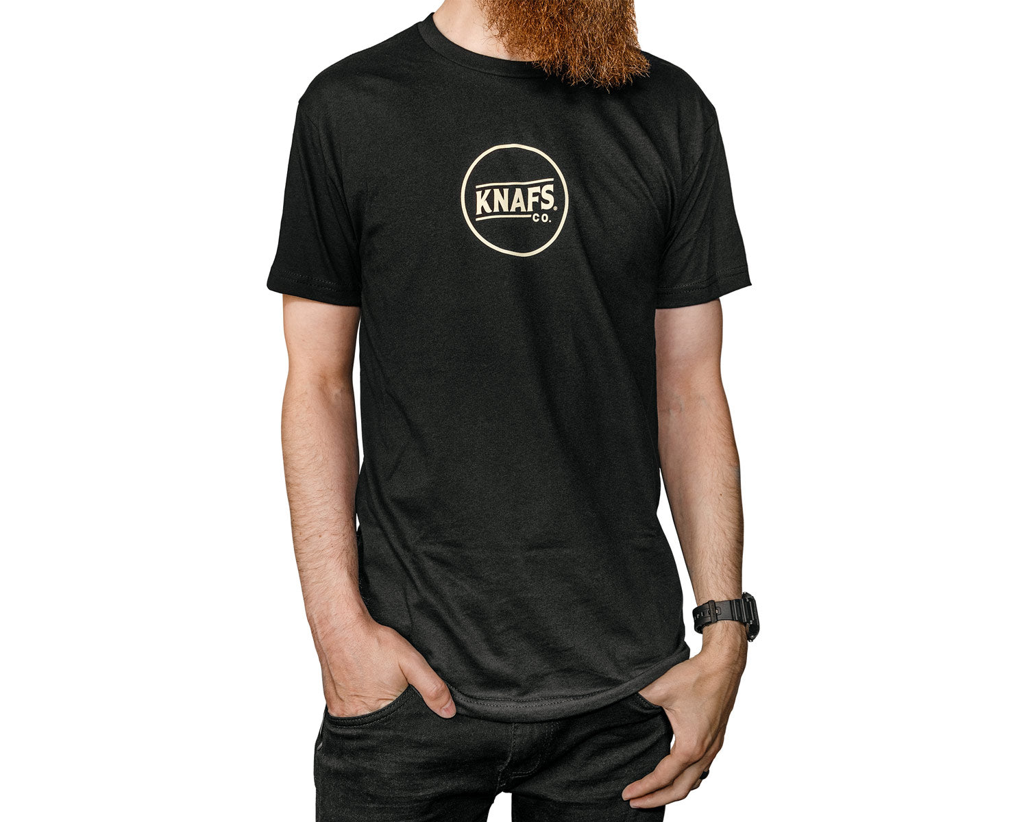 Knafs T-Shirt - Ultra Soft - Perfect Fit - Black