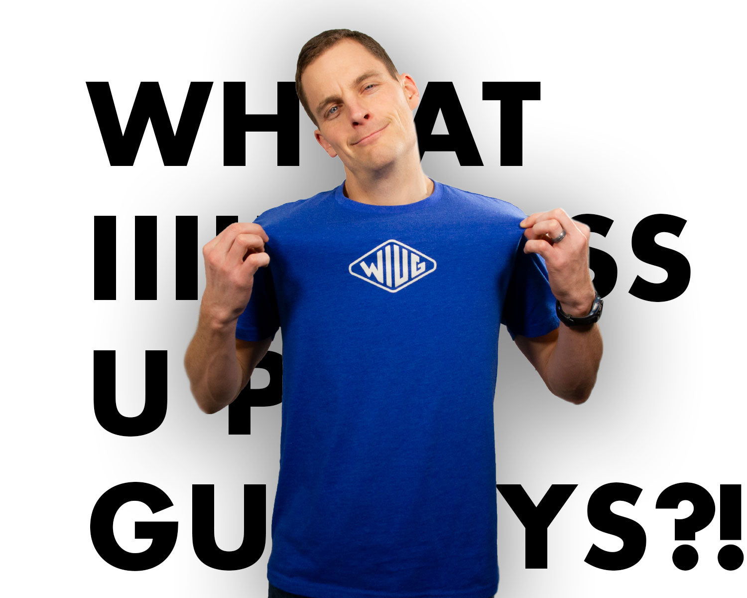 T-Shirt WIUG - Ultra Soft - Perfect Fit in Ben Blue