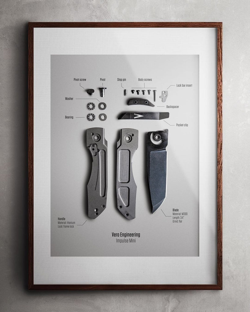 The Story - Vero Engineering Pocket Knife Poster