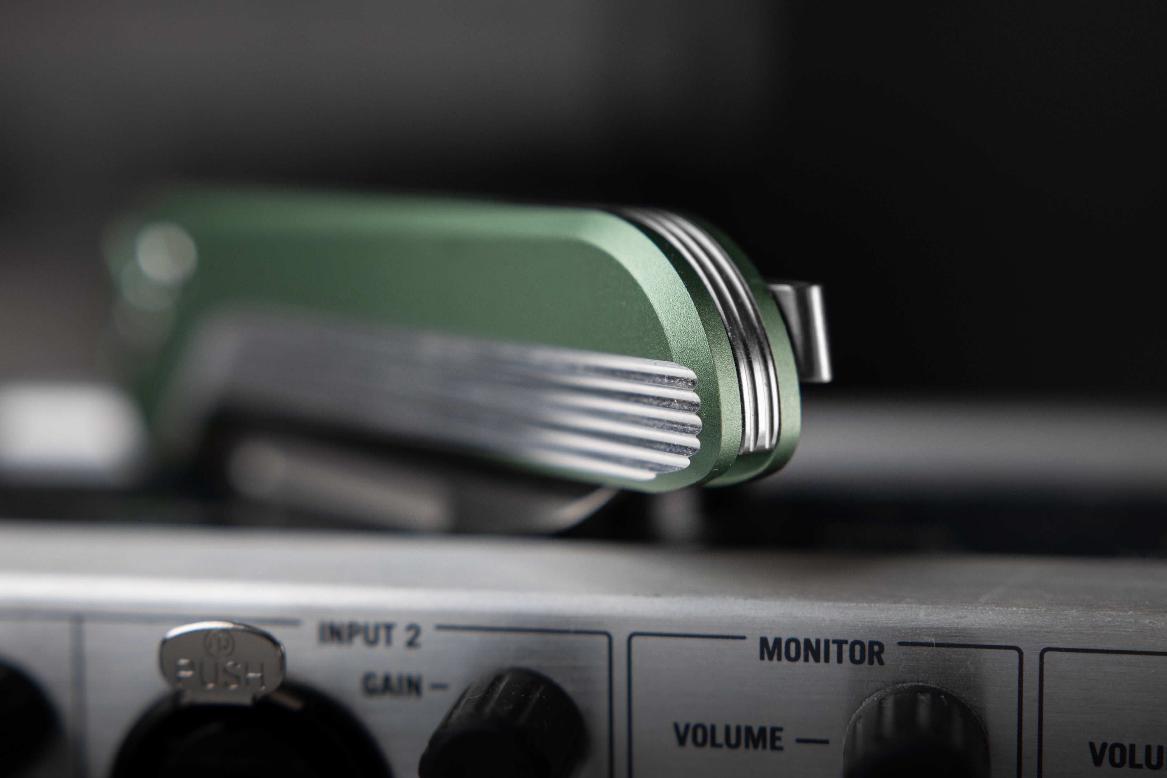 Capcom Pocket Knife - Mission Control Green -  Satin/Stonewash Blade