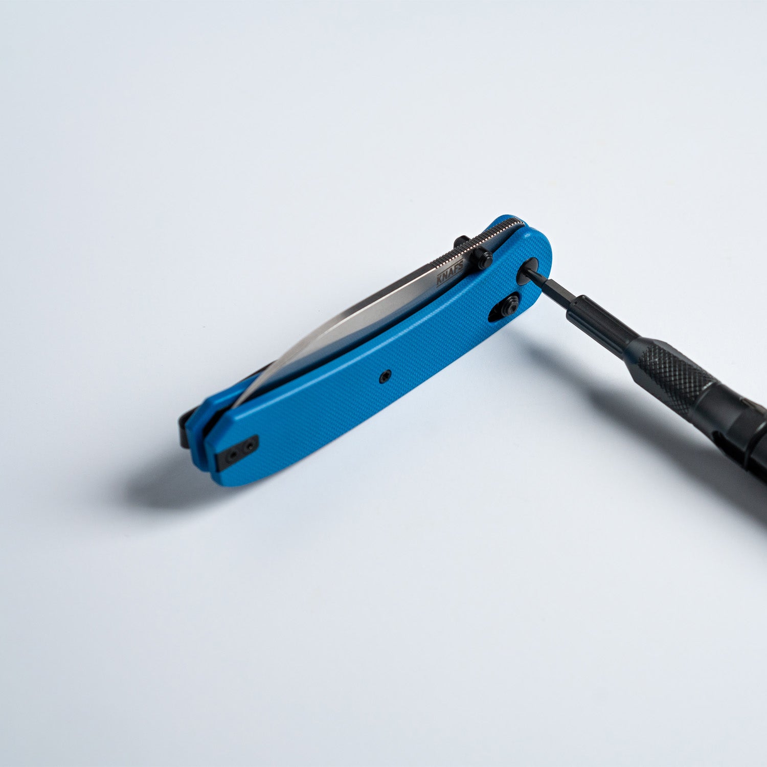 Lander 2 Pocket Knife - Blue G10 - Clutch Lock