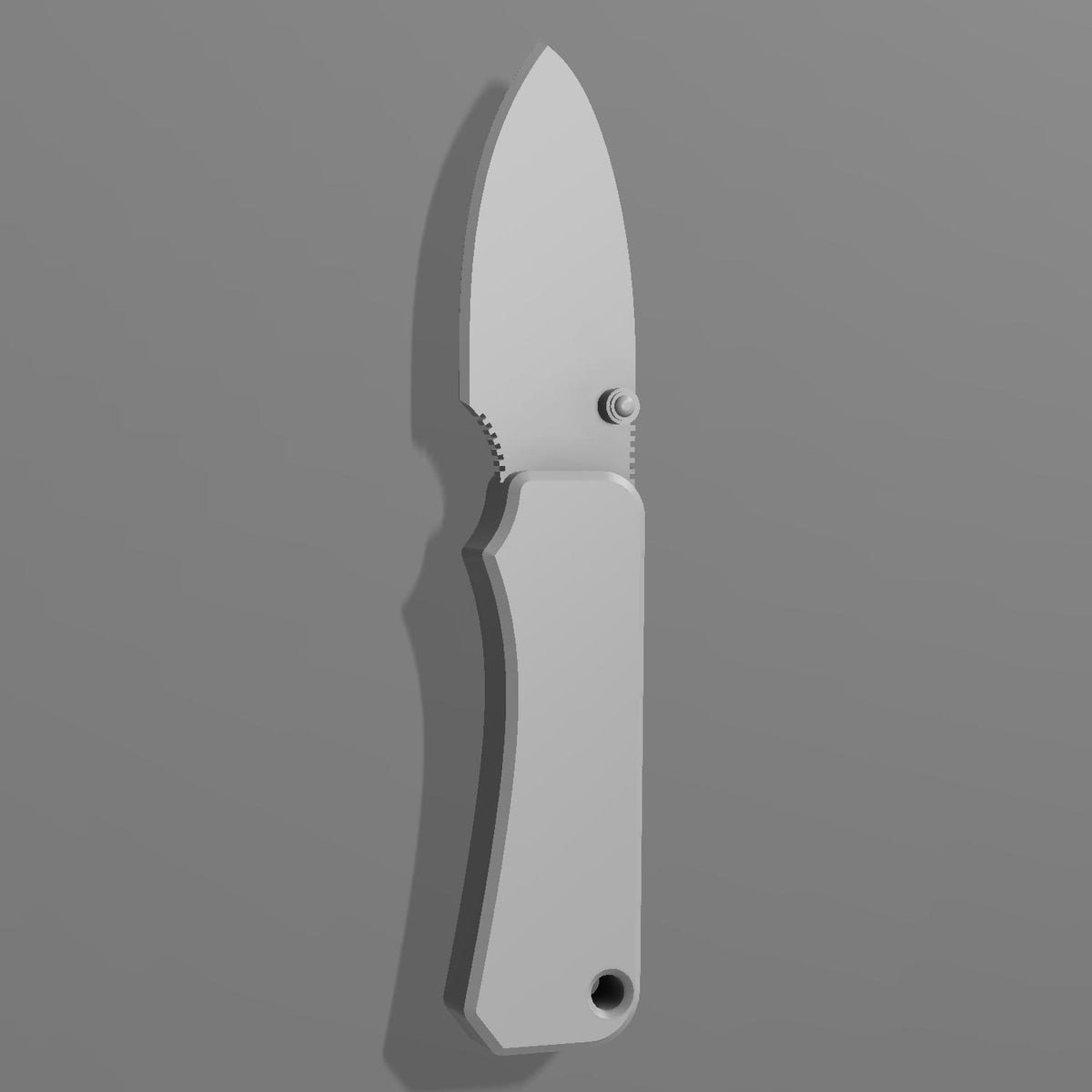 Baby Banter Pocket Knife Silhouette 3D Print Knafs