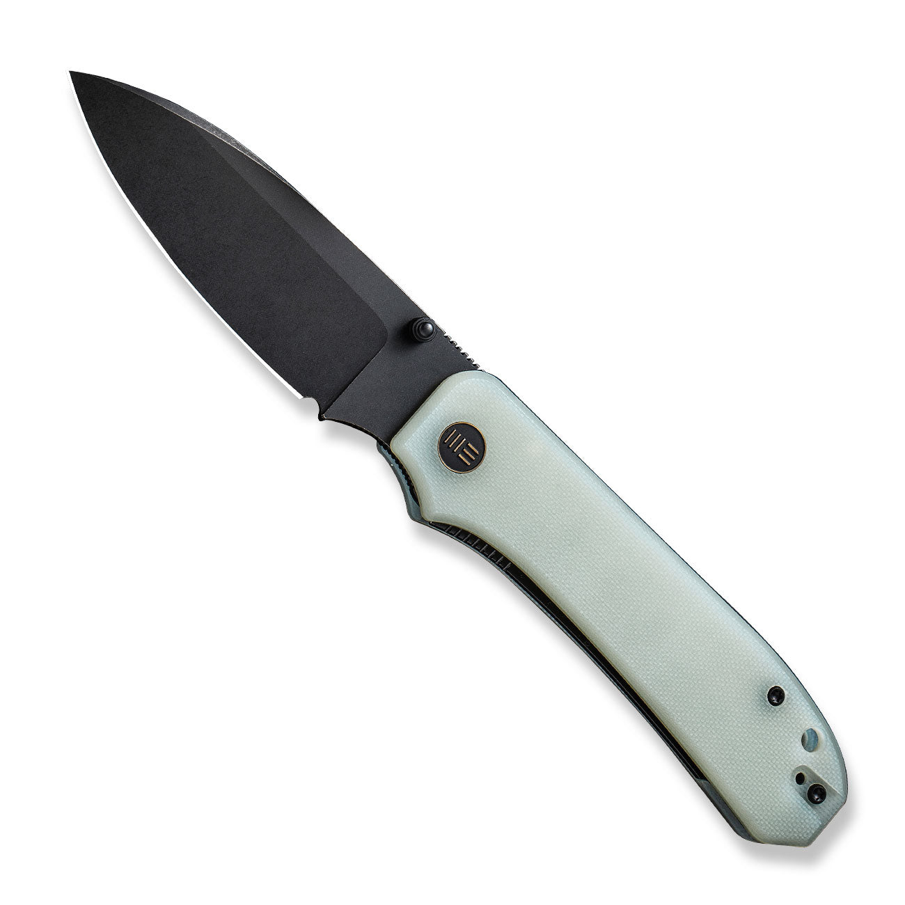 Big Banter Pocket Knife - Natural G10 - 20CV - Front Open