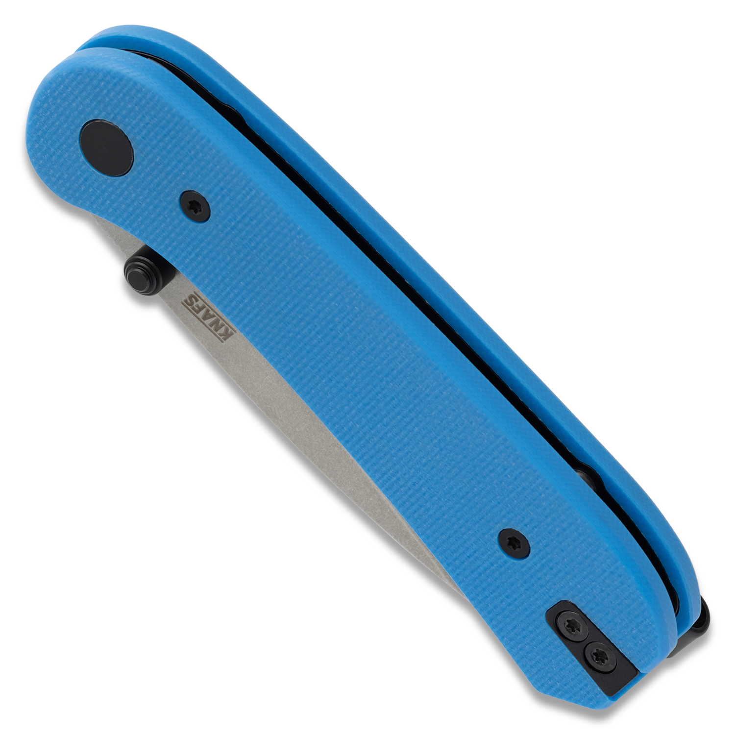 KNAFS-00065 Knafs - Lander 1 Knife - Blue + Grey Stonewash Folded Front/Bottom