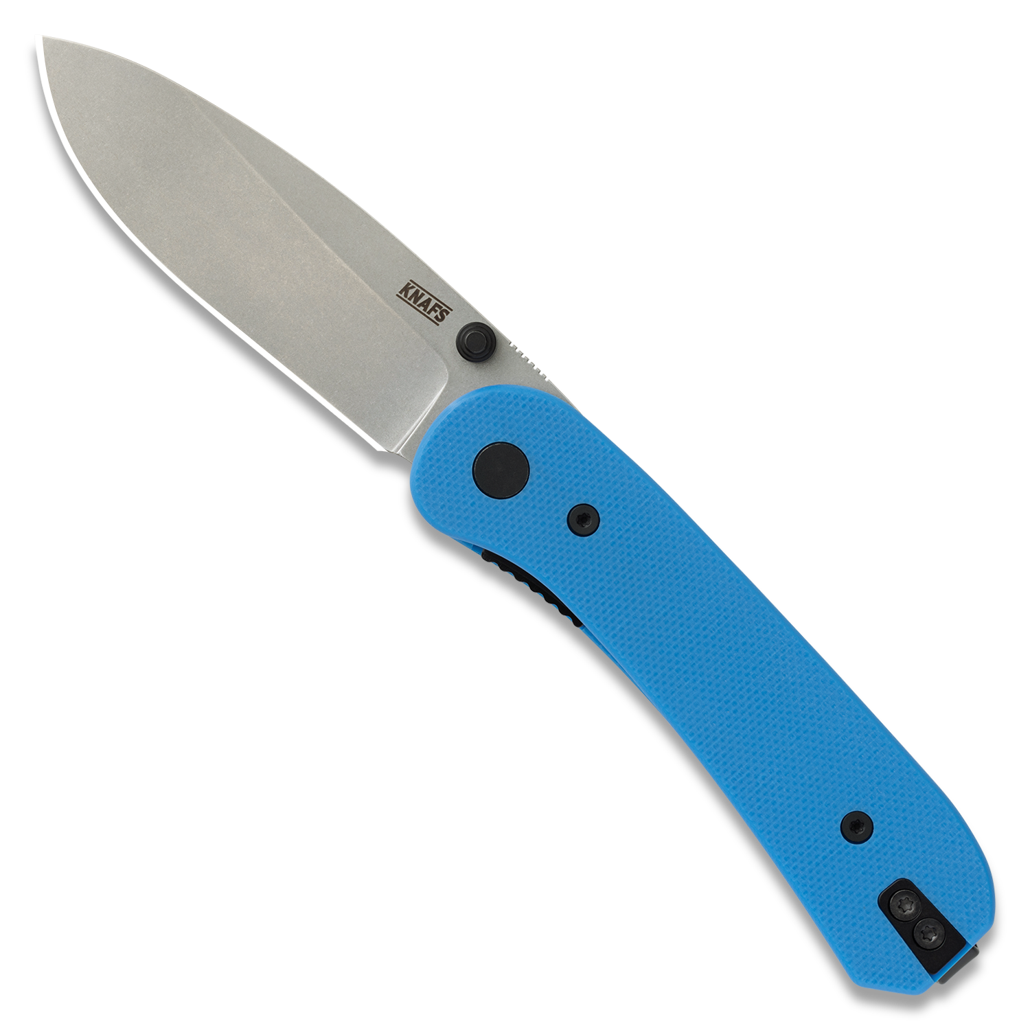 KNAFS-00065 Knafs - Lander 1 Knife - Blue + Grey Stonewash Open Front