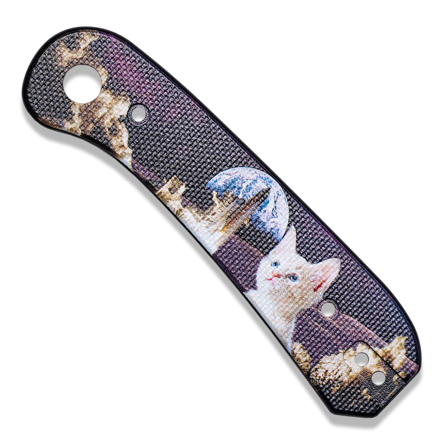 Lander 1 Knife Scales - OG Space Kitty