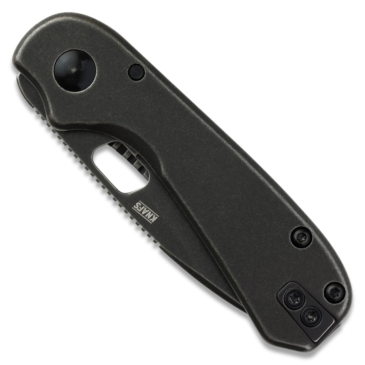 Black Lander 5 folding knife with visible brand logo on a white background
KNAFS-00325