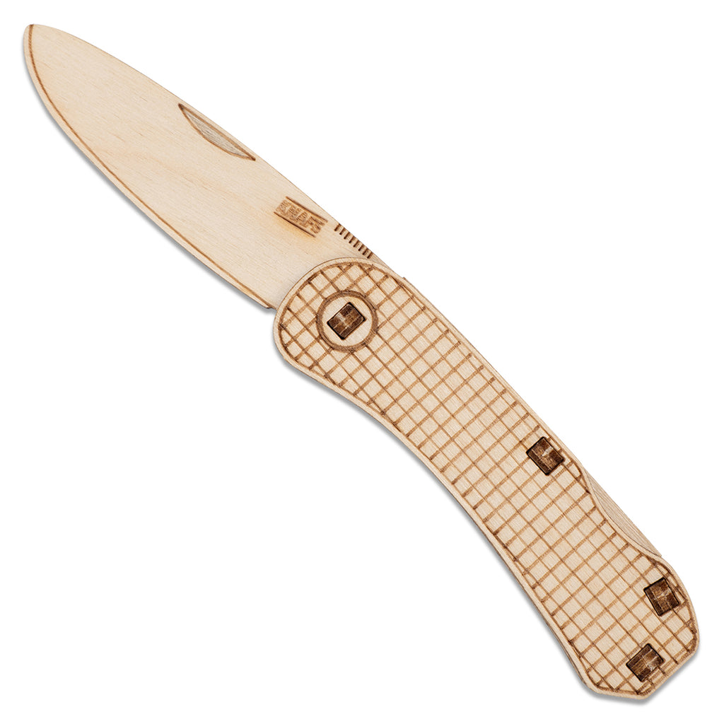 Knafs Wood Niños Knife Kit - Wood Toy Knife - Open Front