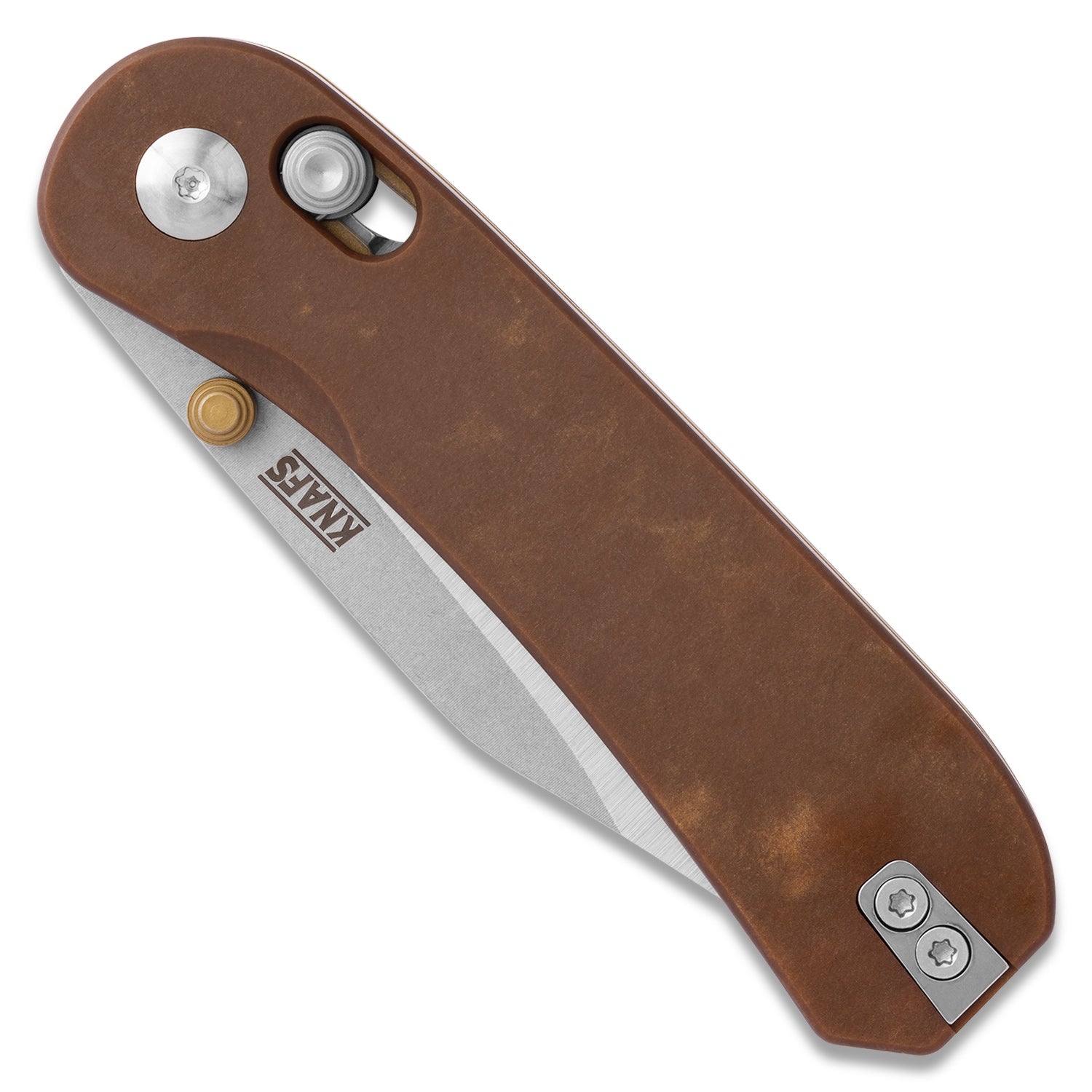 KNAFS-00392
Lander 3 Pocket Knife S35VN Clip Point front closed