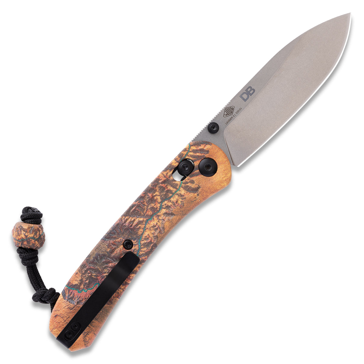 Lander 2 Pocket Knife - Dan Becker Exclusive - Grand Canyon Scales