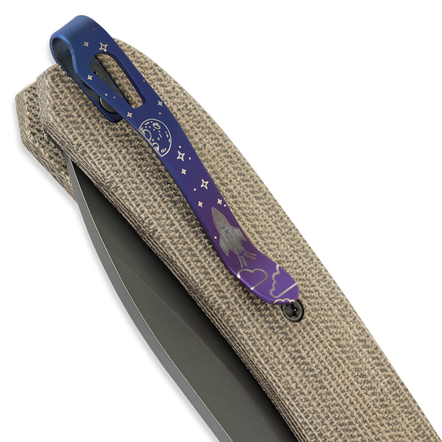 KNAFS-00592-Knafs Moon Crew Exclusive Lynch NW Pocket Clip on knife