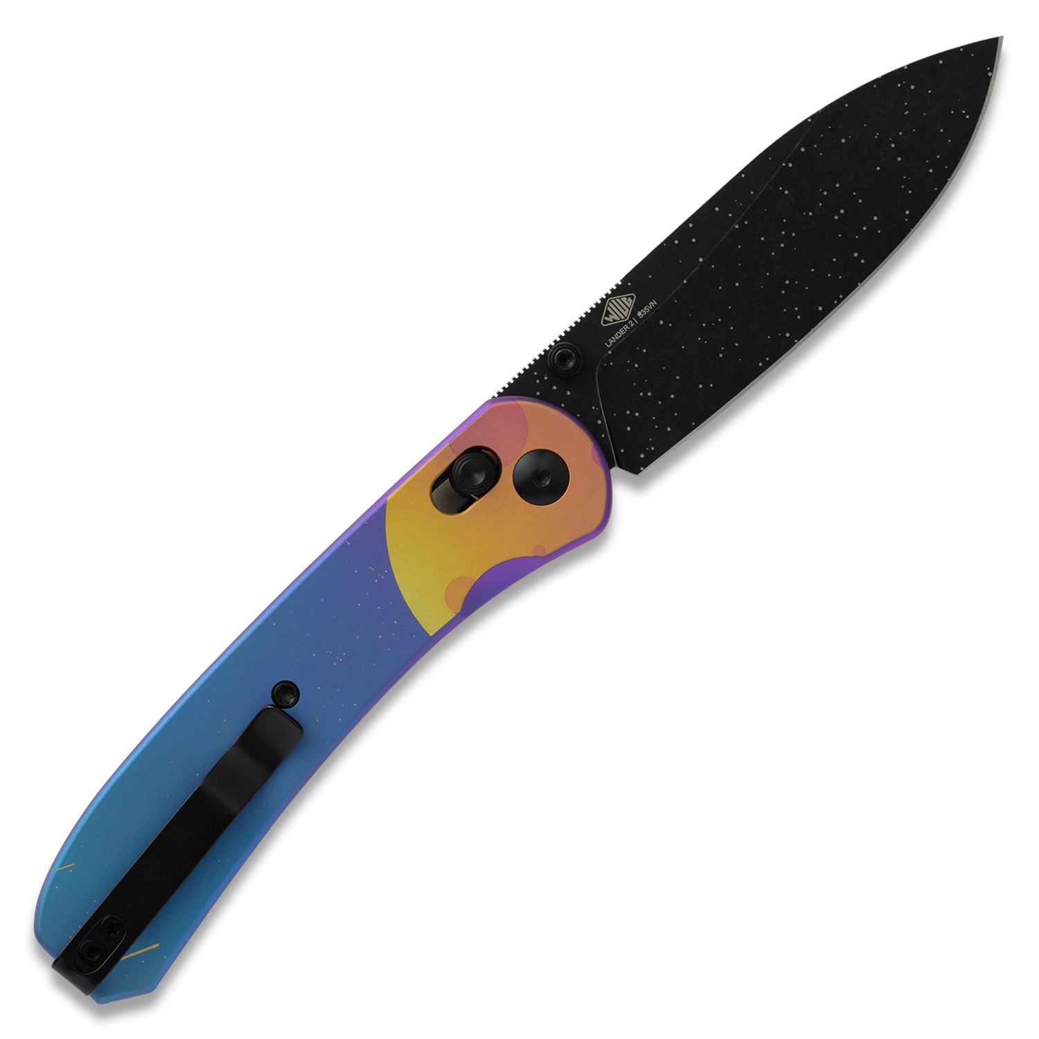 Lander 2 Pocket Knife - Gary Ti - Black S35VN