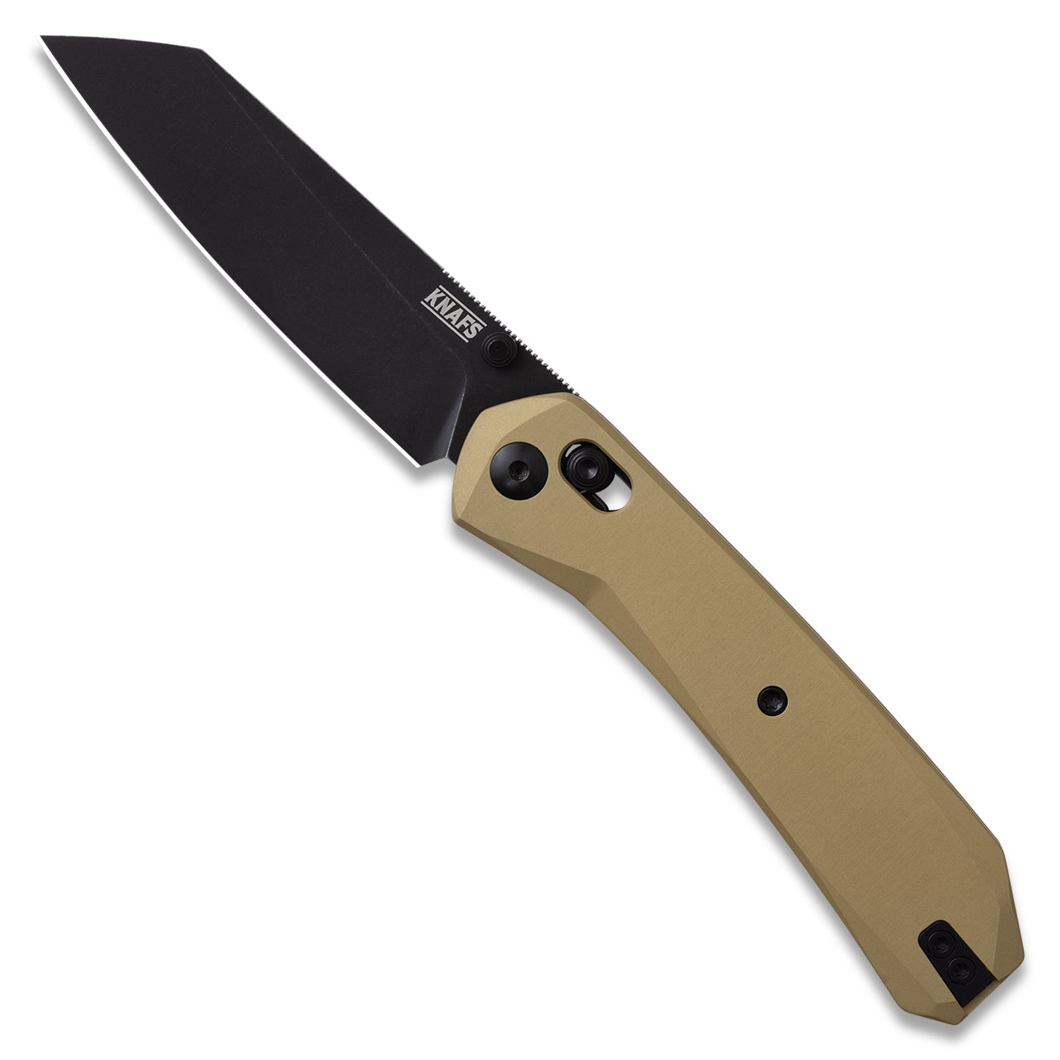 Lander 2 Reverse Tanto - Gold Aluminum - Elmax