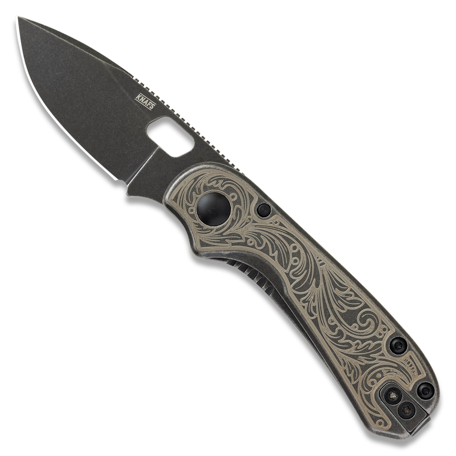 Lander 5 Knife - Black - Filigree - Blade Texas Exclusive