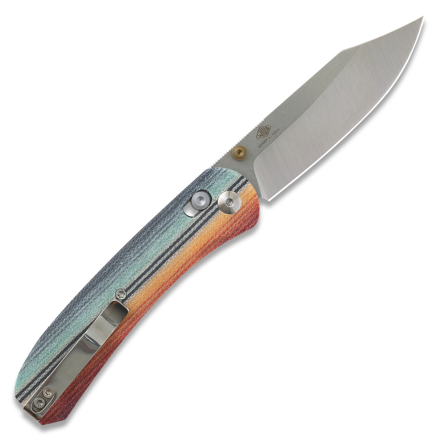 Lander 2 Knife - Mexican Blanket G-Carta - Blade Texas Exclusive