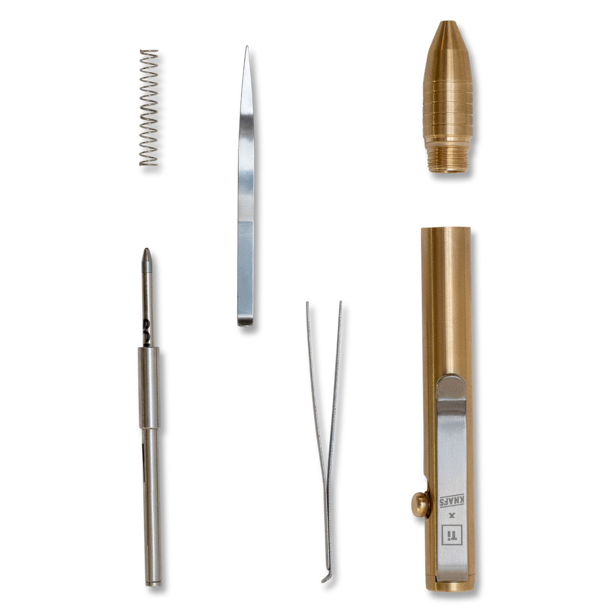 Lil Sancho Bolt Action Pen - Brass - Big Idea Design x Knafs