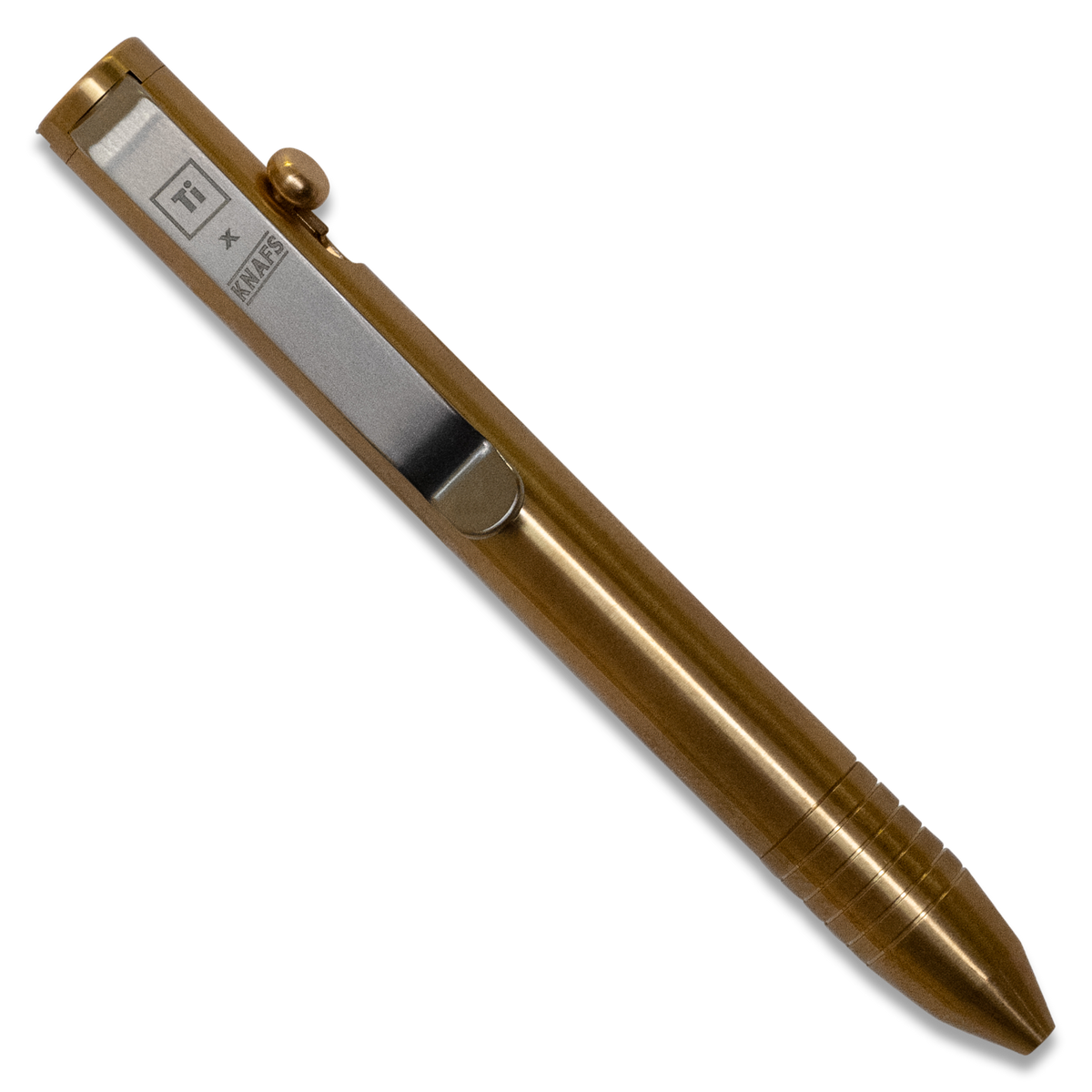 Lil Sancho Bolt Action Pen - Brass - Big Idea Design x Knafs