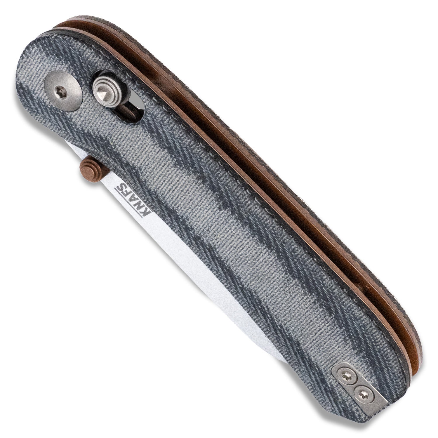 Lander 3 Pocket Knife - Sheepsfoot - Denim Micarta - S35VN