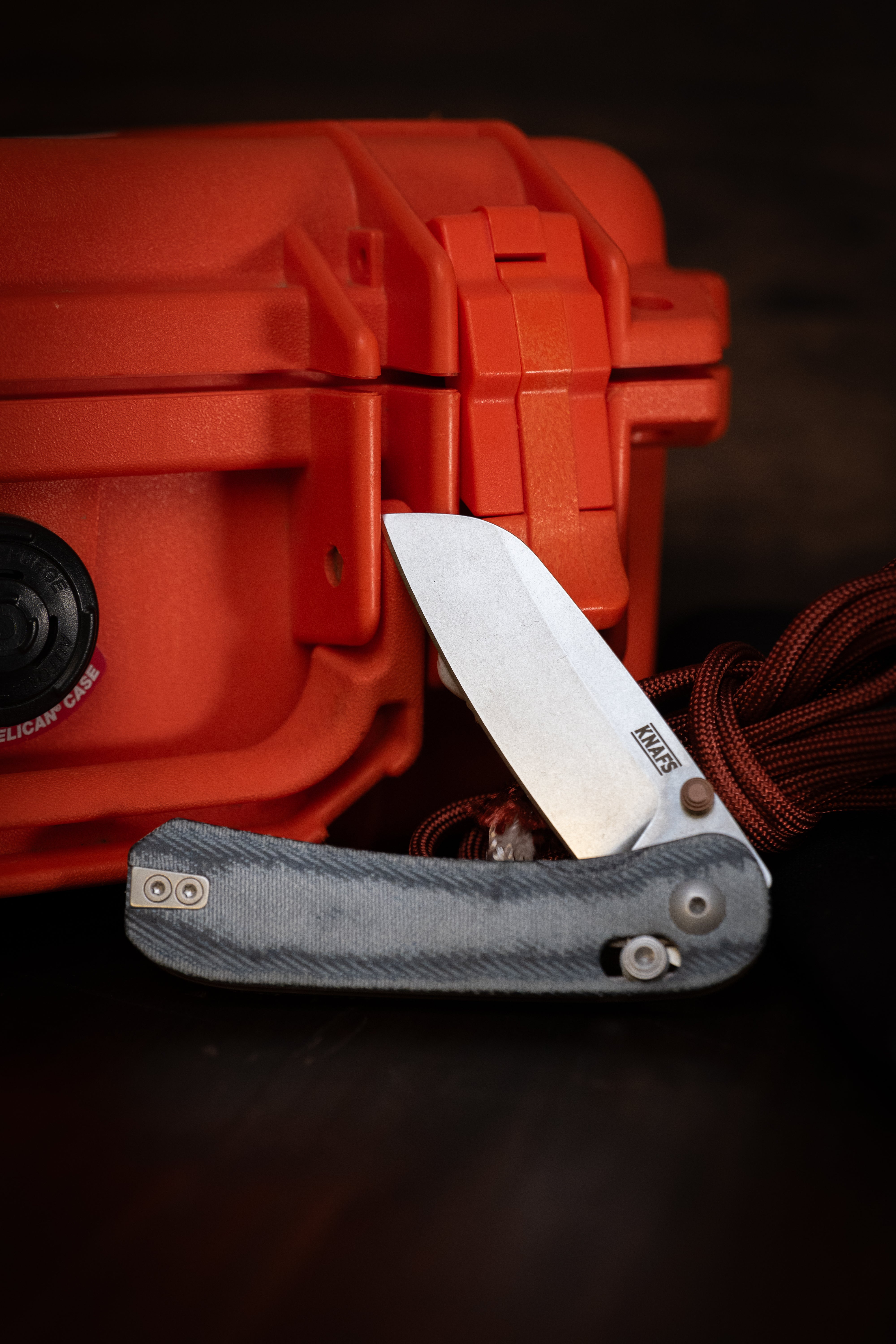 Lander 3 Pocket Knife - Sheepsfoot - Denim Micarta - S35VN