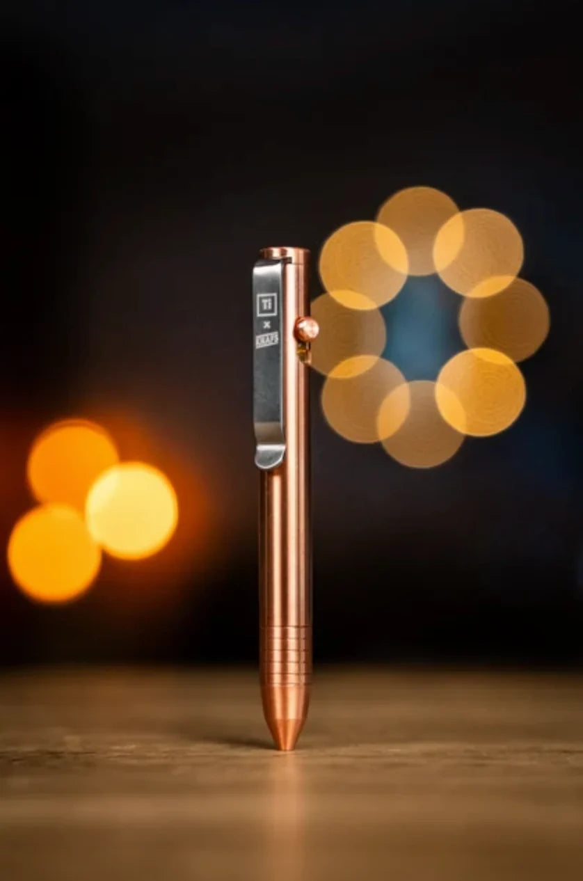 Lil Sancho Bolt Action Pen - Copper - Big Idea Design x Knafs