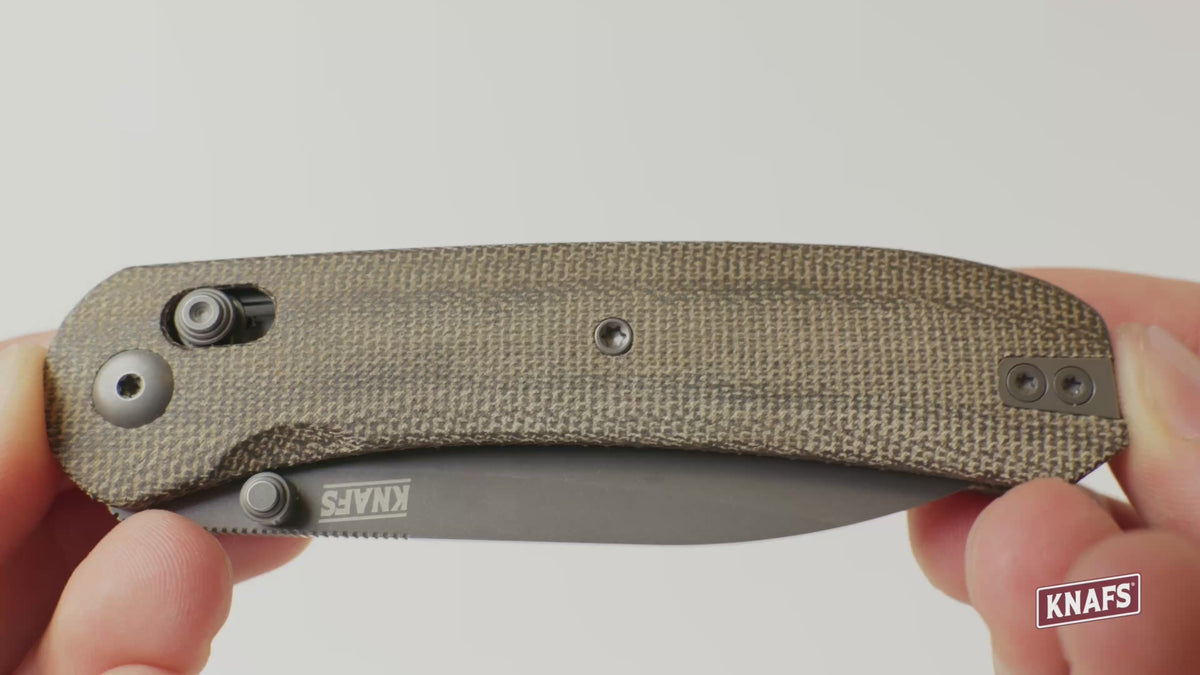 Lander 2 Pocket Knife - Moondust Micarta - Clutch Lock