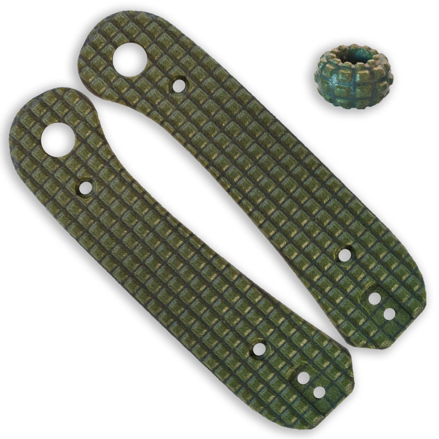 Lander 1 Knife Scales - Frag OD Green