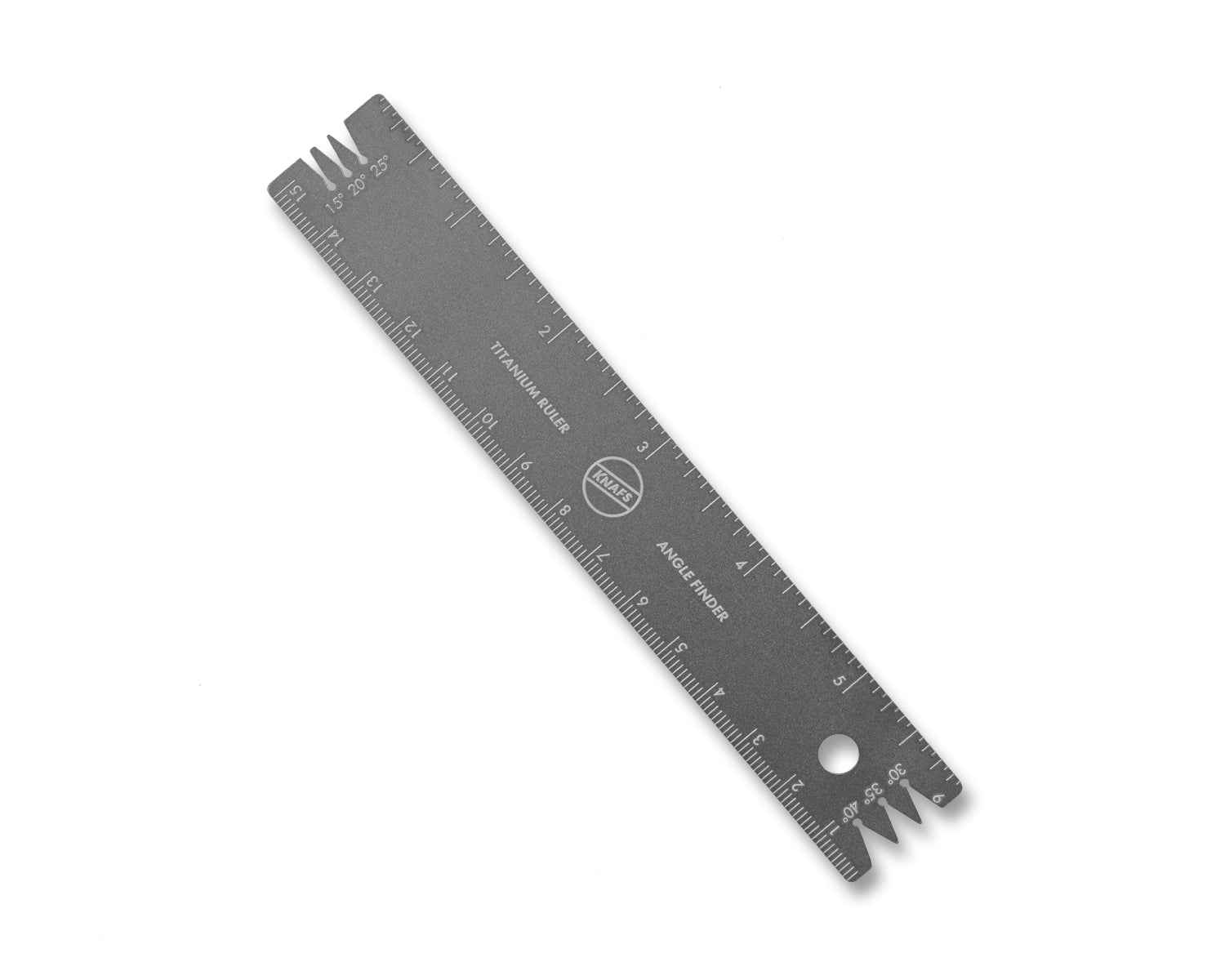 Titanium Ruler + Knife Angle Finder – Knafs