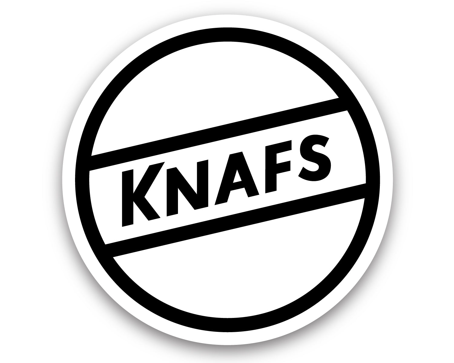 Knafs - Official Sticker - 3" Diameter